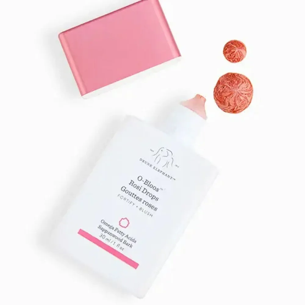 NIB Drunk Elephant O-Bloos Rosi Drops Blush Serum
